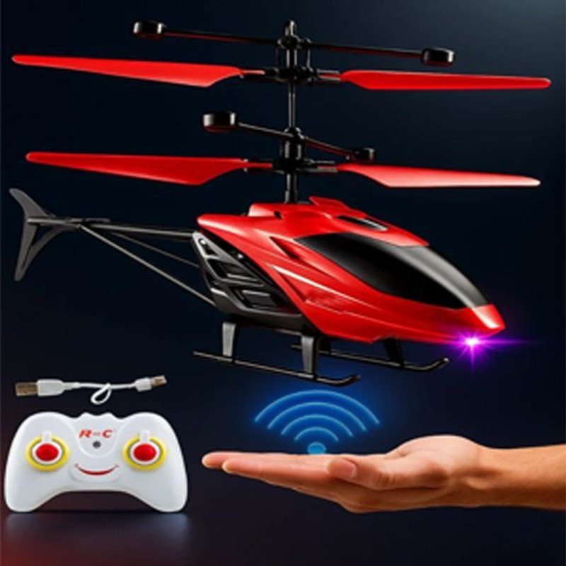 blimzo Remote Control Helicopter Toy for Kids(Red, Black)