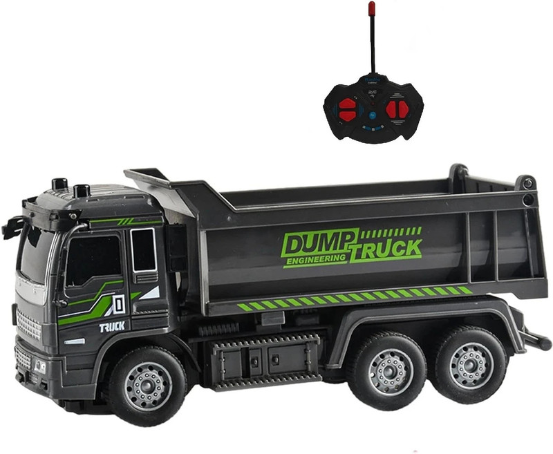 IndusBay 4 Channel remote control Dumper Dump Truck(Black)