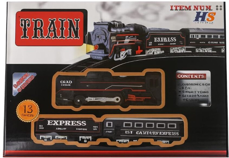 Piyush train set with track(Black)