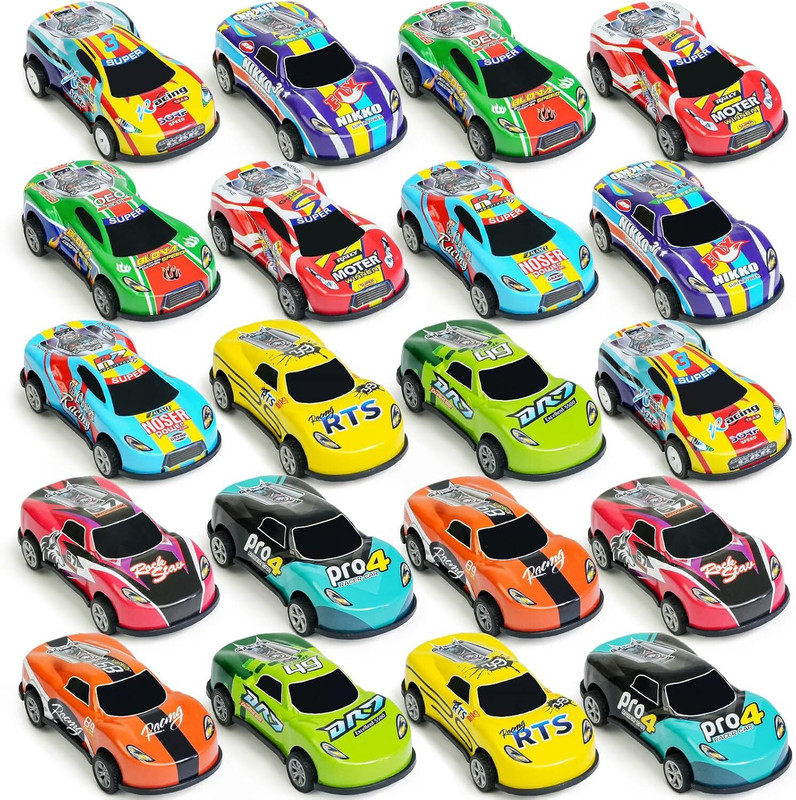 ZUNBELLA Unbreakable Alloy Metal Pull Back Mini Die Cast Race Car Set For Kids(Multicolor, Pack of: 12)