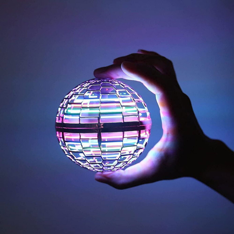 Cyrus Latest Flying Spinner Fidget Ball Toys Kids USB Rechargeable Built-in Lights(Multicolor)