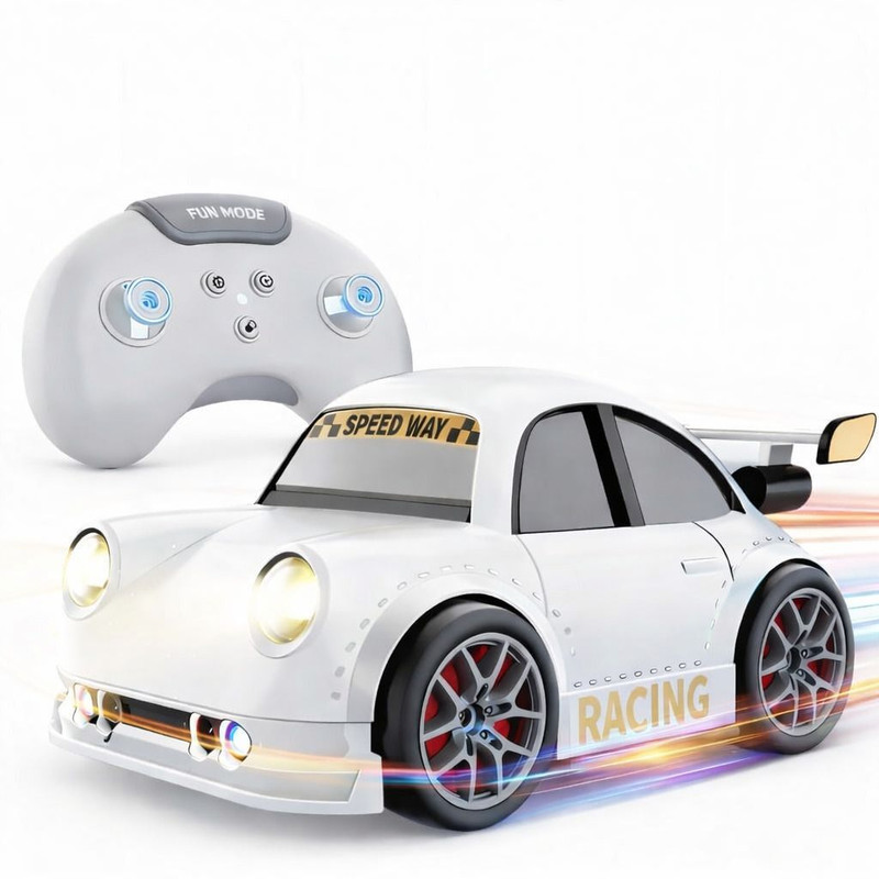 Craveon Mini Drift Car with Remote Control 2.4G, Follow & Escape Modes Kids Gift(Multicolor)