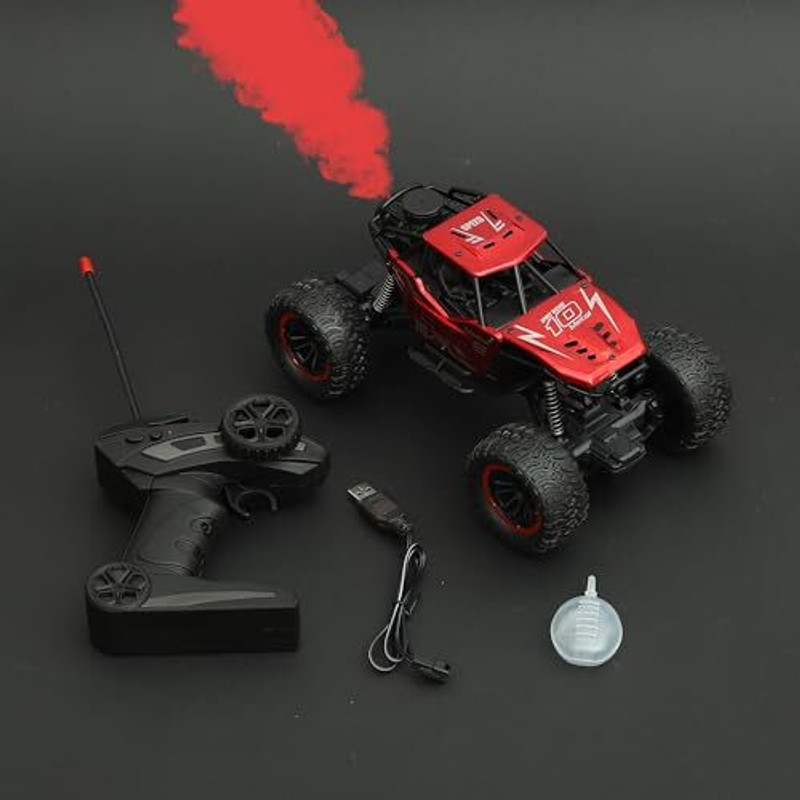 NIYAMAT Remote Control Off Road Buggy Car Toy With Smoke Spray And Lights(NA)