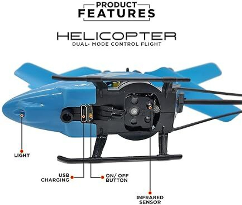 Saubhagye Remote Control Helicopter for Kids – Fun Flying Adventure(Blue)