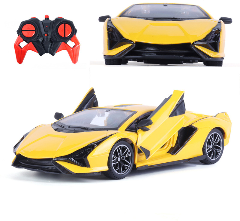 frendo Door Opening Rechargeable RC Car 2.4G Remote (100+ ft) Lam Yellow(Yellow)