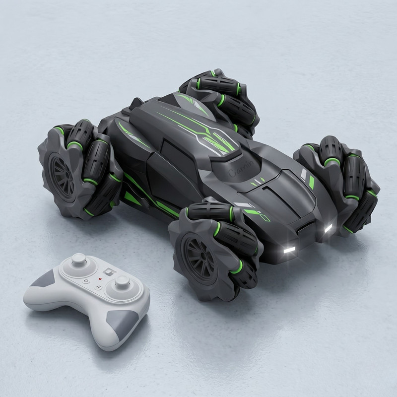 camin RC car 4x4 Drift Stunt Car for Boys 360 Drift, Remote Control Car for Boys(Black)