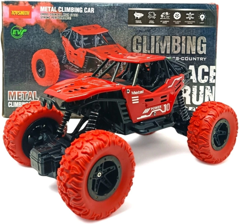 RNAV Remote Control Rock Crawler Car Toys for Kids With Mist Smoke Effect Multicolor(Blue)