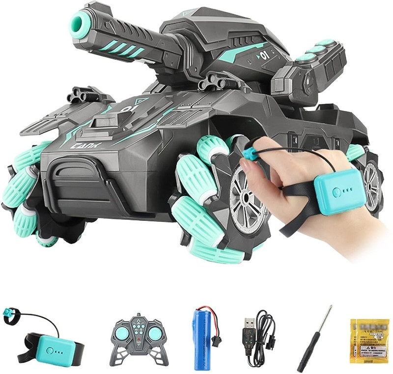 BVM RC Water Ball Shooter Hand Gesture Water Bomb RC Tank(Multicolor)