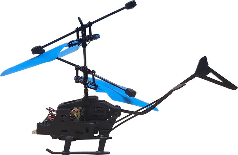 sky toys Remote control Helicopter toy with dual mode lighting & charging cable for kids(Multicolor)