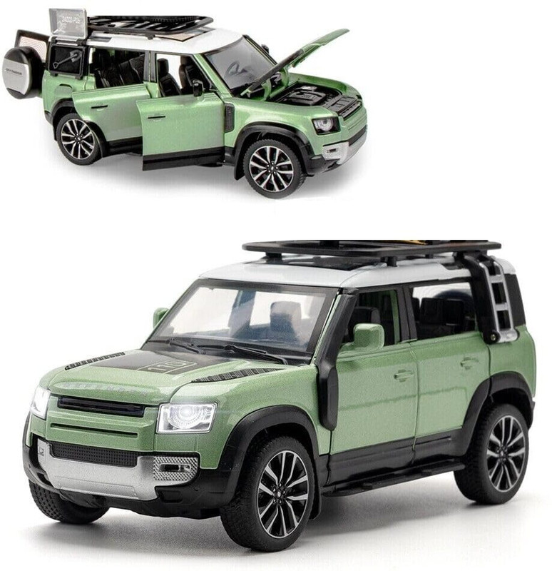 WAKTORO Range Rover Defender 1:32 Scale Model Car Exclusive Alloy Metal Pull Back Car(Multicolor, Pack of: 1)