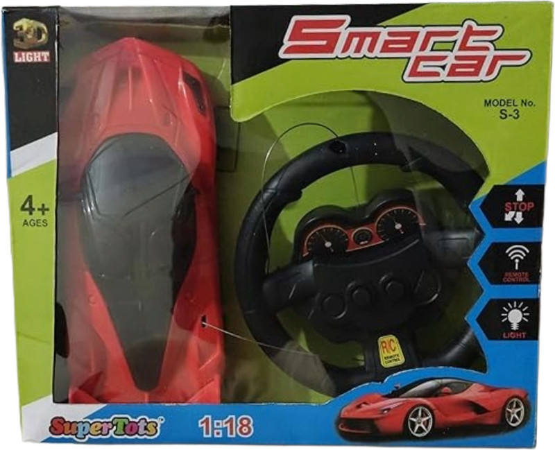 SS GIFT HUB REMOTE CONTROL LIGHTING CAR TOY(MULTCOLOR)