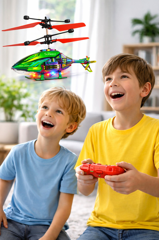 Divarostore SkyFly LED RC Helicopter(Multicolor)