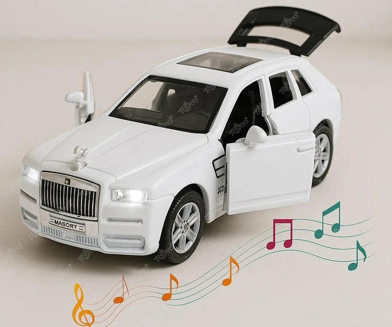Toyco 1:36 Scale Alloy DieCast Royce Phantom Car Toy for Kids (Open Door & Pull Back)(Multicolor)