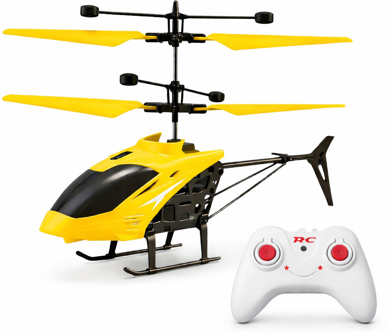 KYNE Kids Hand Sensor Flying Helicopter Toy Rechargeable with LED Lights for Fun(Multicolor)
