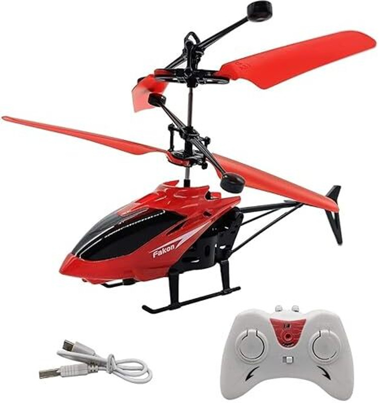 Saubhagye RED Remote Control Helicopter for Kids to Play Outdoor/Indoor(Red)
