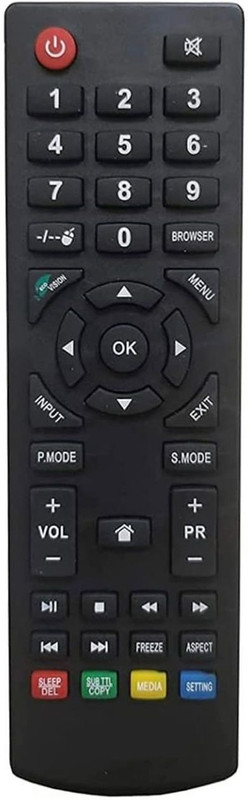 J.K. WEBSHOP Remote Control Compatible With Thomson/Kodak LED LCD Smart Ultra HD TV Thomson Kodak Remote Controller(Black)