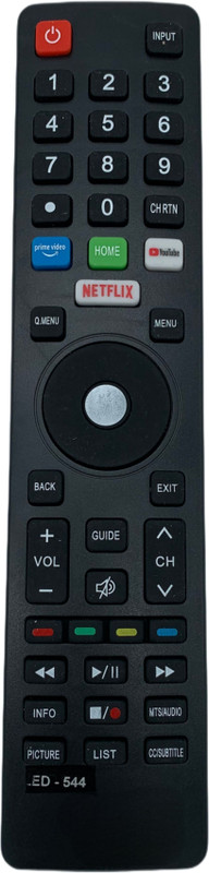 Xpecial M374 LED544 Remote Compatible with BUSH 4K SMART LED LCD TV Remote Controller(Black)