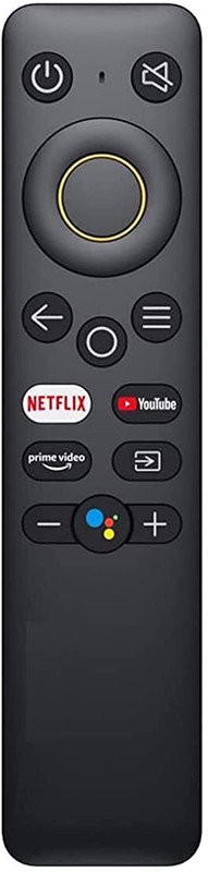 Hybite Voice Remote Compatible For Real ME Smart 4K Android tv Realme Smart 4K Voice Remote Controller(Black)