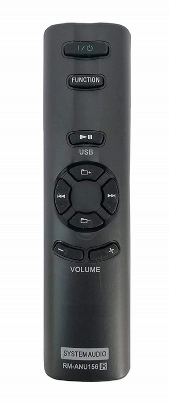 Hybite Compatible Remote Control for Sony Channel Home Audio Speaker RM-ANU156 sony home speaker Remote Controller(Black)