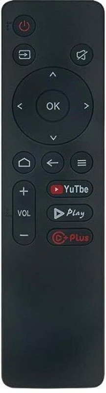 NixGlobal M208 C00CAA SMART LED1 Remote Compatible with COOCAA 4K SMART QLED LED LCD TV Remote Controller(Black)