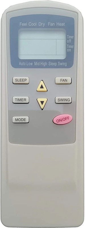 BhalTech 41 AC Compatible for VOLTAS AC Remote Controller(White)