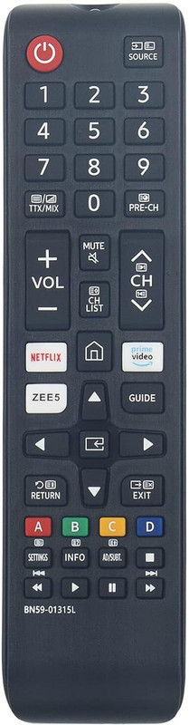 ANM smart series BN59-01315L Remote for smart tv samsung led lcd tv Remote Controller(Black)