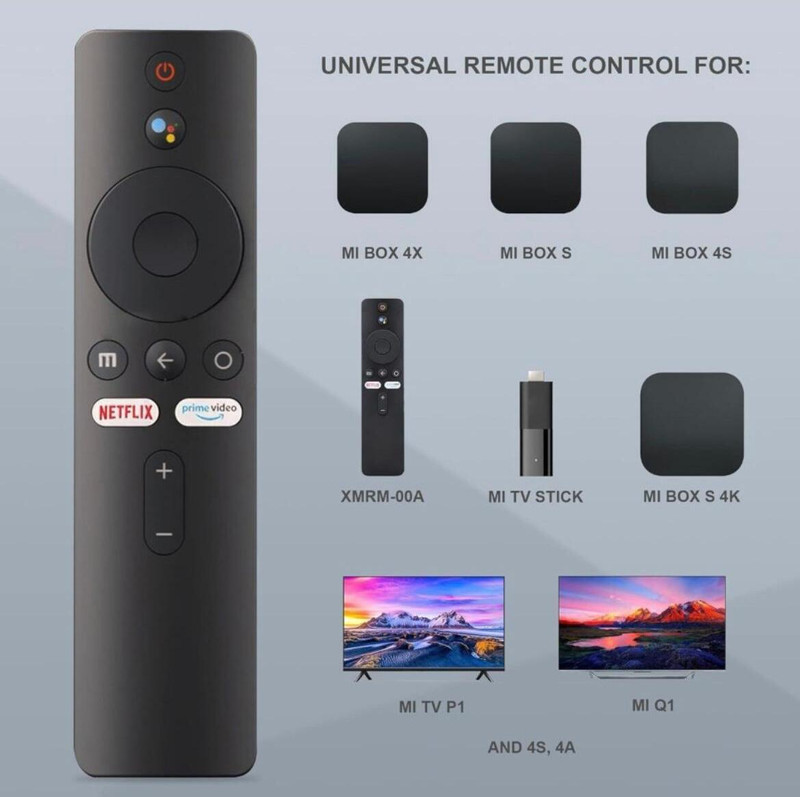 Fgkitoflex Mi X Pro, X series, Mi 5A Original/Google voice Mi remote control for LED/LCD xmrm -345587 mi tv remote control black with netflix and prime function "Mi Android TV Remote Control - Compatible with Mi TV, Xiaomi Redmi Smart TV Remote Controller(Black)