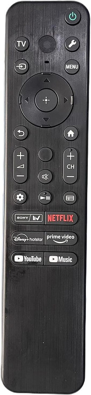 Hybite Remote Compatible For Sony LED UHD OLED Smart Android RMF-TX810U Without Voice Command SONY Remote Controller(Black)