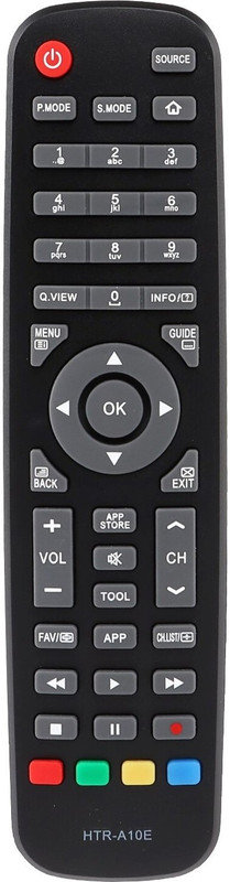 EHOP HTR-U31 Compatible Remote Control For SMART LCD LED TV Remote Control Haier Remote Controller(Black)