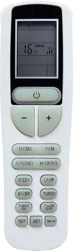 BARBET Ac Remote Compatible For 1.5 Ton Ac Remote 183 Voltas Remote Controller(White)
