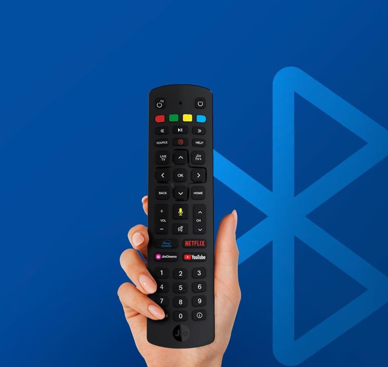 THE BLACK TECH Voice Remote Compatible With Jioosetupbox JIO SETUP BOX Remote Controller(Black)