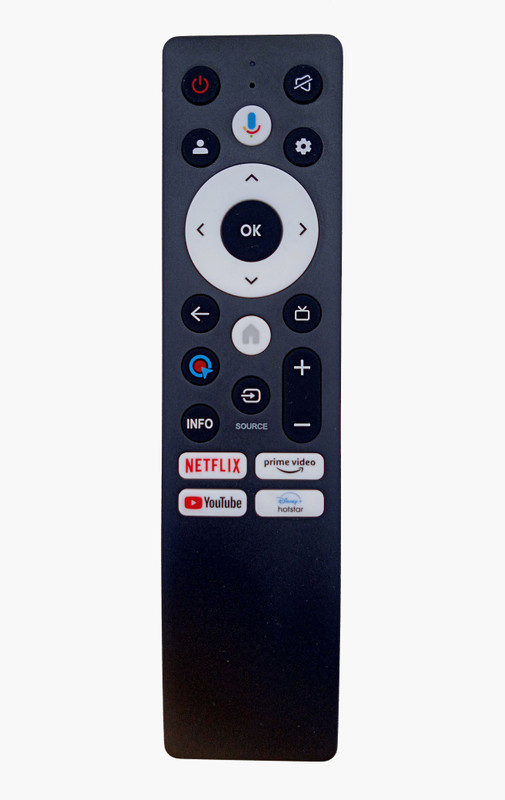 LipiWorld PN-V13 Led Smart Android Tv Remote Control [with-Voice] (Voice Supported) (Old Remote Exactly Same Remote Will Only Work) Compatible For Panasonic Tv Remote Controller(Black)