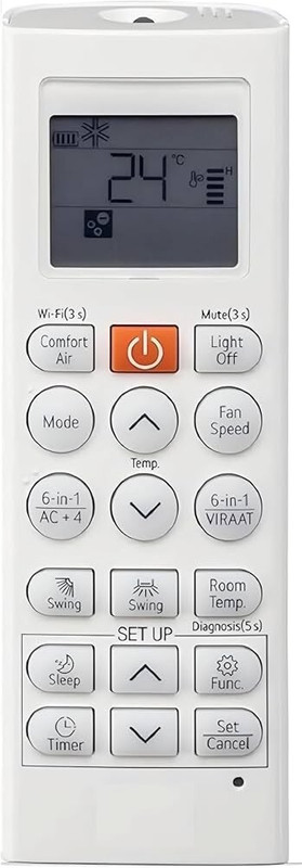 Xeovox LG. split Ac Remote 1 Ton 1.5 Ton 2 Ton Model no. AKB75415302 for Original LG AC Remote Controller(White)