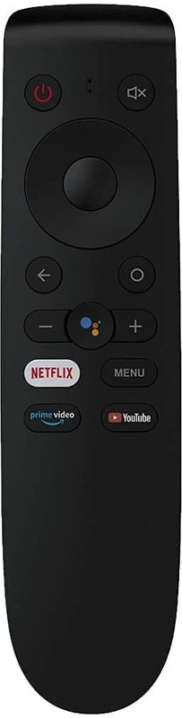 AV HUB 1 + Remote Compatible with One Plus Smart LED TV Netflix, Prime Video & YouTube Hot Keys Without Voice Command, 1+ Remote Controller(Black)