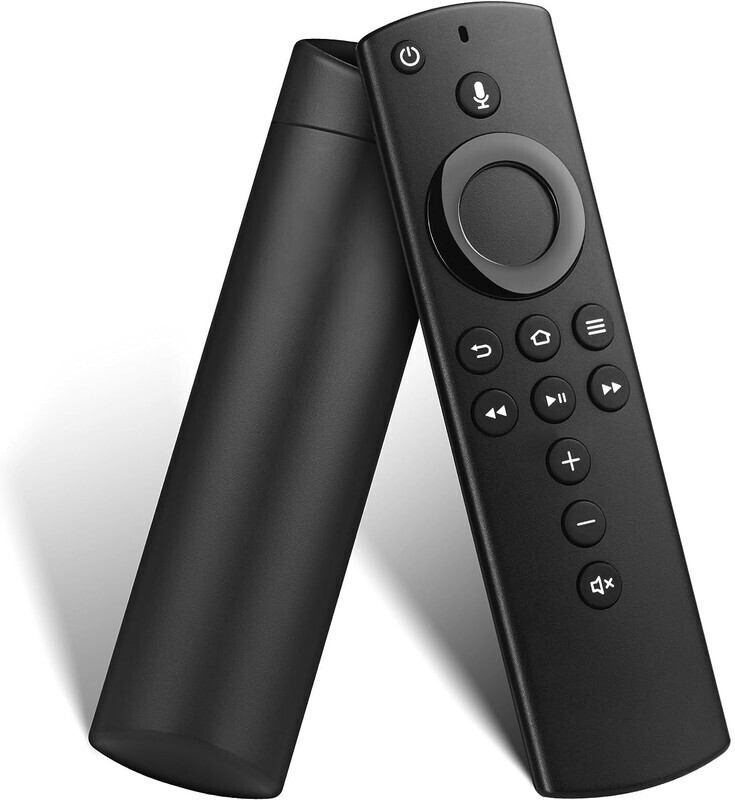 TRUST eDGe Fire-Stick AMZ Fire Tv Stick with Voice(Pairing Manual Will be Back Side Remote ) Fire Stick Remote Remote Controller(Black)