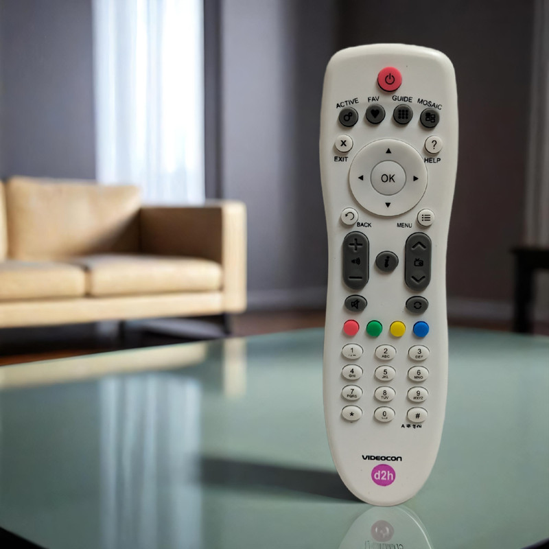 Narayan Enterprises Remote Compatible with New  White Videocon D2H Remote Controller(White)