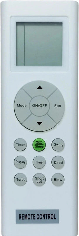 RE 201B Blue star ac Remote Controller(White)