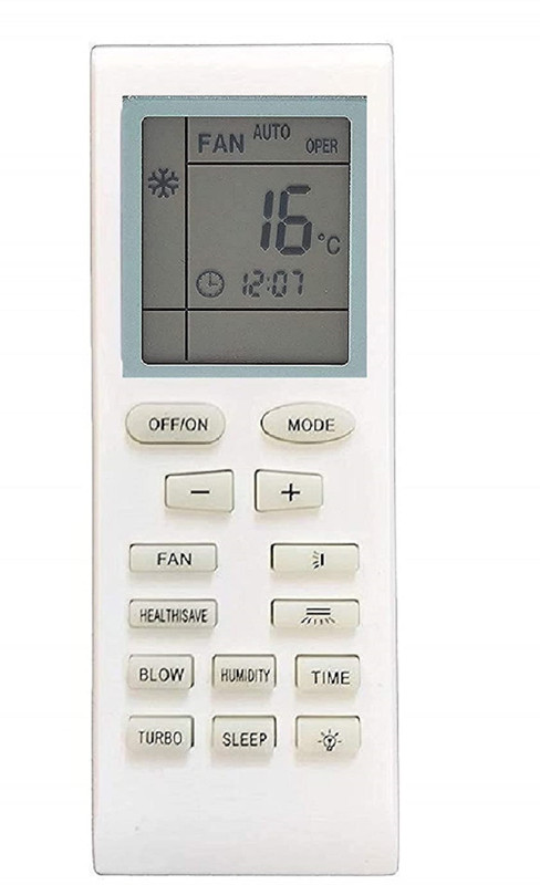vmps 1 Year Warranty Compatible for DAIKIN Remote Controller(White)