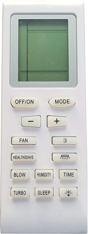 OG M173 (VE18 HEALTHSAVE BLOW) Remote Ve-18, AC-36,YB1F2,YB1FA Voltas AC Remote Controller(White)
