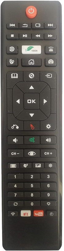 ANM LED LCD Smart TV Remote Control Compatible for Kevin Tv Remote KEVIN - EXACT SAME MODEL ONLY, VERIFICATION ON customer care Remote Controller(Black)