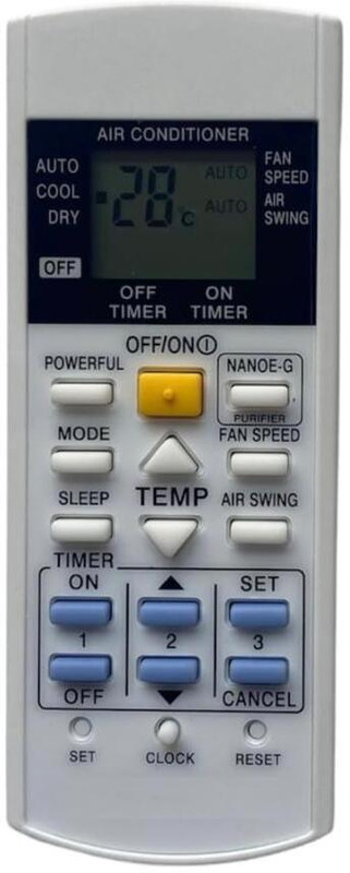 miracles in hand MIHAC260 AC Remote Compatible with (iclean function) KELVINATOR Remote Controller(White)
