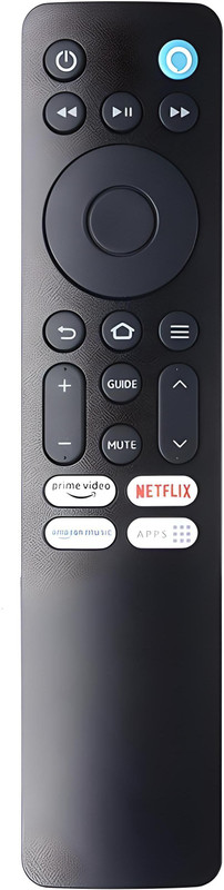 RR Pro Non Voice (Without Voice) Infrared Remote For Mi Redmi Fire TV OS 7 Compatible Redmi F Series HD Smart LED Fire TV, Redmi Xiaomi 4K Ultra HD Smart LED Fire TV Remote Controller(Black)