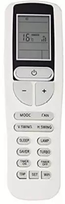 Sayeny Air Conditioner Remote Compatible for Voltas Smart Split Ac with WiFi (Please Match The Image with Your Old Remote) (AC-133B) Remote Controller(Black, White)