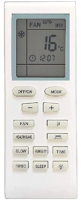 vmps 5 Year Warranty YB1F2 AC Remote Compatible for Lloyd AC Remote Remote Controller(White)