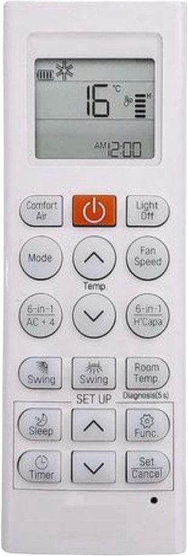 Airnix Compatible with LG AC Remote Control Model 36J Suitable for 1 | 1.5 | 2 | LG AC, SPLIT AC LG Remote Controller(White)