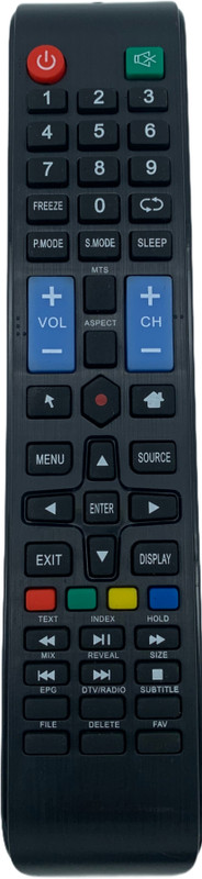 NixGlobal 1078 ARROW Remote Compatible with CROWN 4K SMART LED LCD TV Remote Controller(Black)