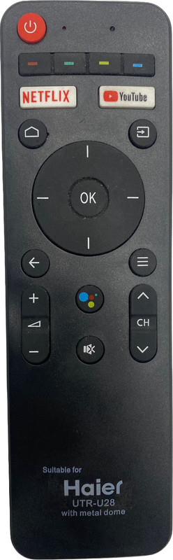SHIVA ELECTRONICS HTR U28 HAIER Remote Controller(Black)
