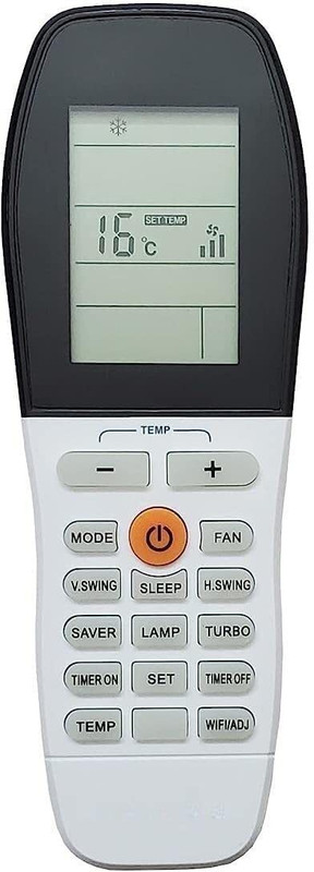 MEPL Remote Control No.248 Compatible for VOLTAS AC 1.5 Ton 5 Star Inverter Split AC Remote Controller(White)