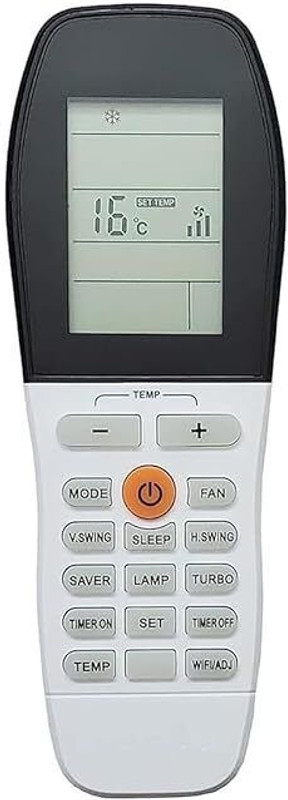 Gezok MAC-292 AC Remote Compatible for 1.5 Ton Inverter Split Ac Remote Voltas Remote Controller(White)