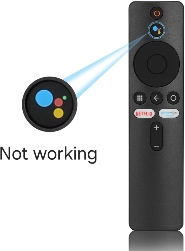 VRAVIA Compatible with Android 4k Smart Led Tv (Non Voice) Mi Universal Remote Controller(Black)
